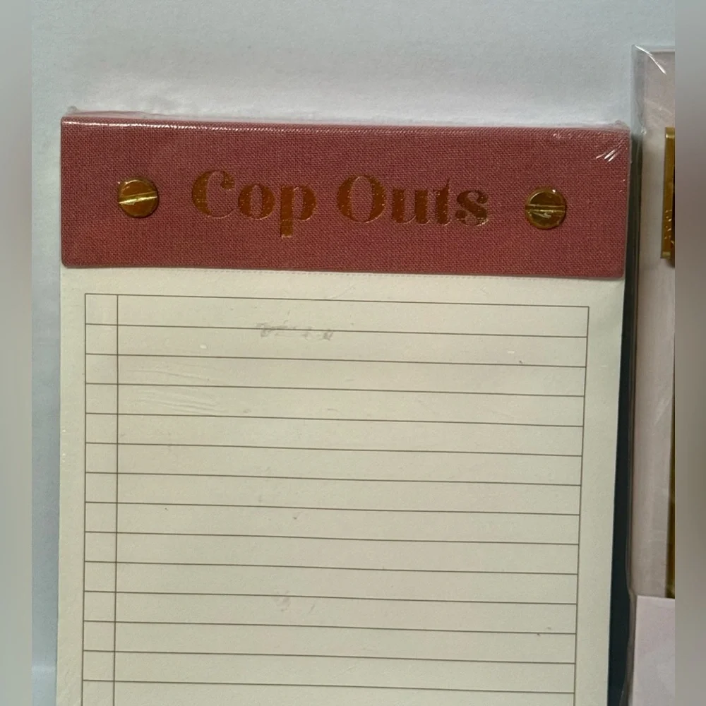ban.do Jotter Pen Set + “Cop Outs” Notepad Bundle – New